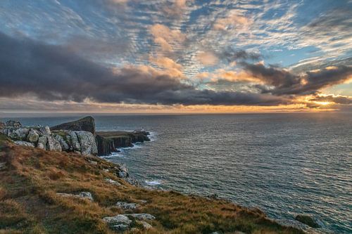 Zonsondergang Neist Point van Cor de Bruijn