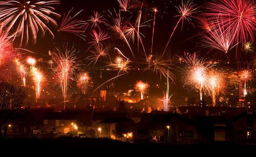 Vuurwerk boven Simpelveld 2016