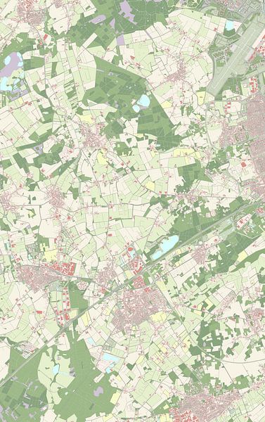 Map of Eersel by Rebel Ontwerp