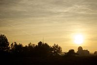 Golden sunset over Radio Kootwijk
