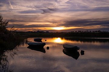 Sonnenuntergang Ooijpolder
