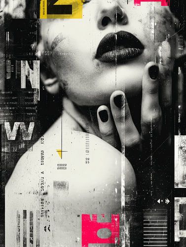 Grafische Pop-Art-Collage