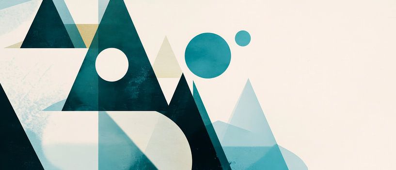Geometric shapes by Poster Art Shop