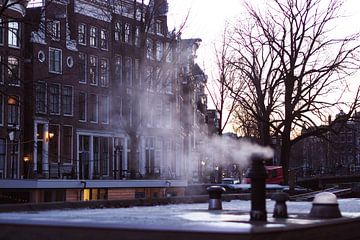 Winter morning in Amsterdam