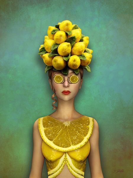 Limonen Frau von Britta Glodde