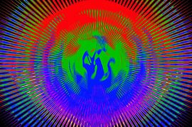 Kleuren op Zwart-Uitbarsting von Leo Huijzer