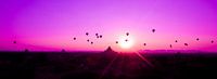 Luchtballonnen tijdens zonsopgang Bagan, Myanmar par Wijnand Plekker Aperçu