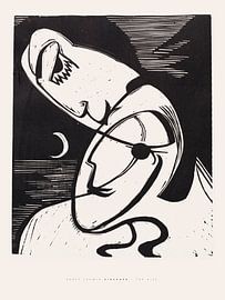 Ernst Ludwig Kirchner - The Kiss by Old Masters