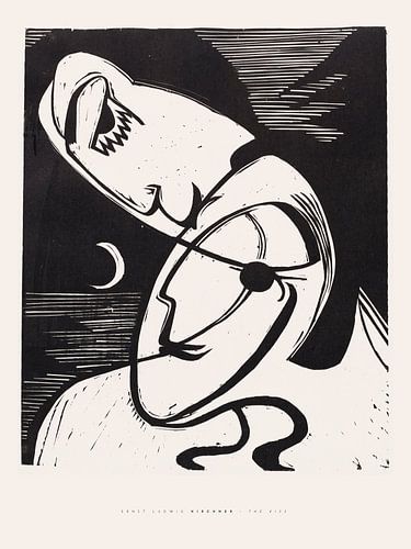 Ernst Ludwig Kirchner - The Kiss