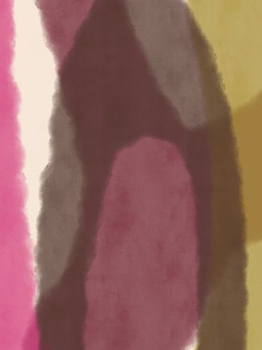 Bruggen en kruispunten. Abstracte schilderkunst in retrokleuren