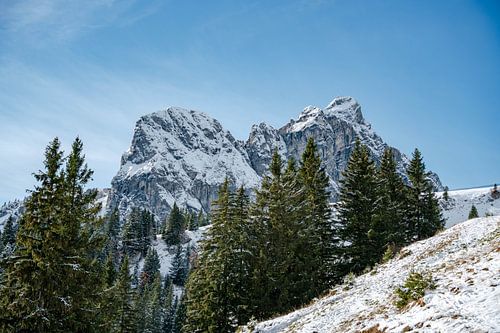 Aggenstein in de sneeuw