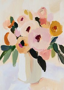 Blumen Floral Beige Fauvismus Expressionismus