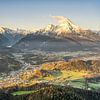 Uitzicht op het Berchtesgadener Land van Michael Valjak