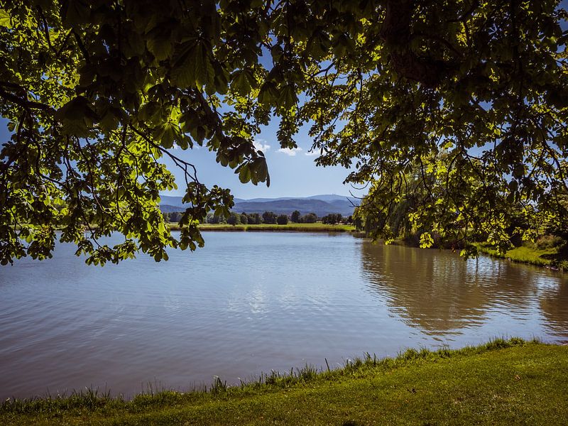 Lac de baignade dans le parc naturel du Harz en Saxe-Anhalt par Animaflora PicsStock