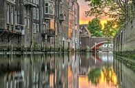 Evening in Dordrecht by Frans Blok thumbnail