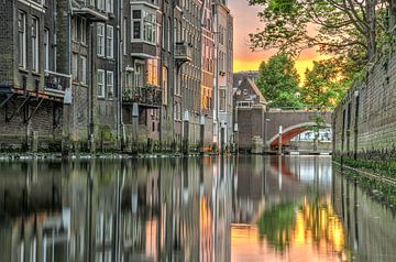 Evening in Dordrecht by Frans Blok