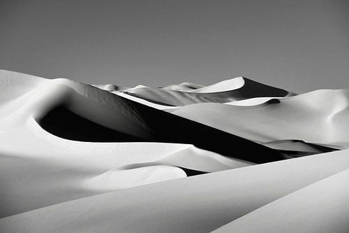 Désert du Sahara, dunes de sable.