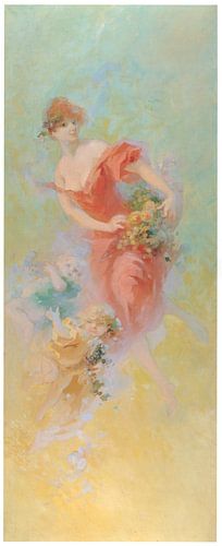 Jules Chéret – L’Automne