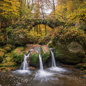 Herbst - Wasserfall - Luxemburg - Müllerthal von Pixelatestudio Fotografie