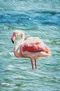 Flamingo (artist impression) by Lilian Heijmans thumbnail