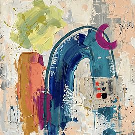 Shapes in a flow of colour by ButterflyPix