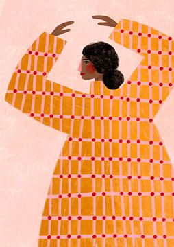 De vrouw met de geruite jurk van Bea Müller