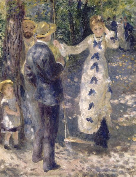 Auf der Schaukel - Pierre-Auguste Renoir von 1000 Schilderijen