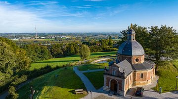 Een nazomerse glimp van de Belgische Ardennen op de prachtige Muur van Geraardsbergen! van Lennart van Wallenburg