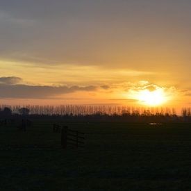 Sunrise countryside von Jacco de Stigter