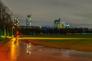 Den Haag Avond Skyline