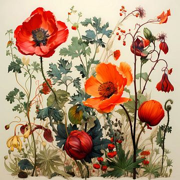 Wilde bloemen van haroulita