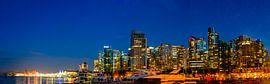 Panorama-Nachtaufnahme von Vancouver von Hans-Heinrich Runge