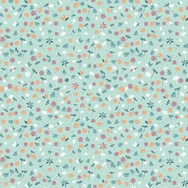 Fröhlicher, blumenreicher Frühling von Kimfaesdesign