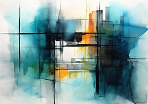 Abstrakt in Aquarell 430973
