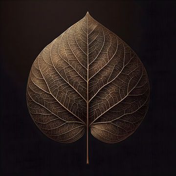 Golden Leaf by FoXo Art