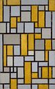 Compositie met raster 1, Piet Mondriaan - 1918 van Het Archief thumbnail