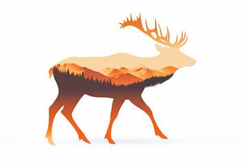 Natuur in dieren van Poster Art Shop