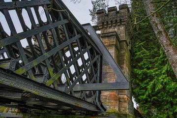 Old train bridge in Scotland by Sylvia Photography