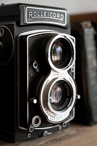 Vieille caméra SLR Rolleicord.