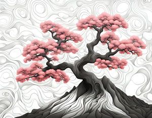 Ancient Japanese cherry blossom by Bianca Wisseloo