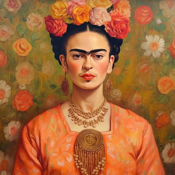 Frida Poster Impression d'art par Niklas Maximilian