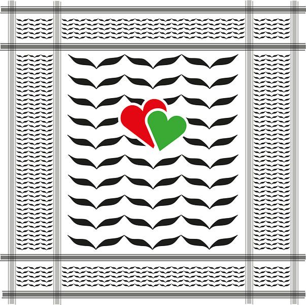 Keffiyeh Blanc par Esther van de Beek