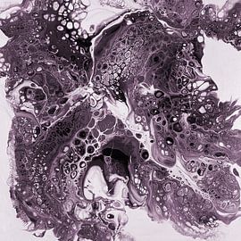 Afrika Spirit en violet rétro sur KW Malerei