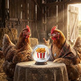 La grande prédiction du poulet sur Retrotimes