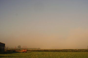 Zuidpolder, bewolkt van Jeroen de Lang