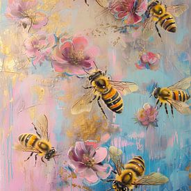Bee painting by Wonderful Art