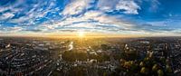 Uitgebreid panorama van Alkmaar