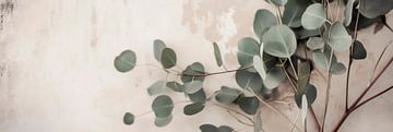 Eucalyptus takken muur van Poster Art Shop