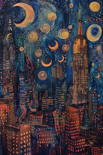 New York Starry Night