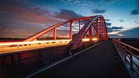 Evening light over the IJssel bridge near Doesburg